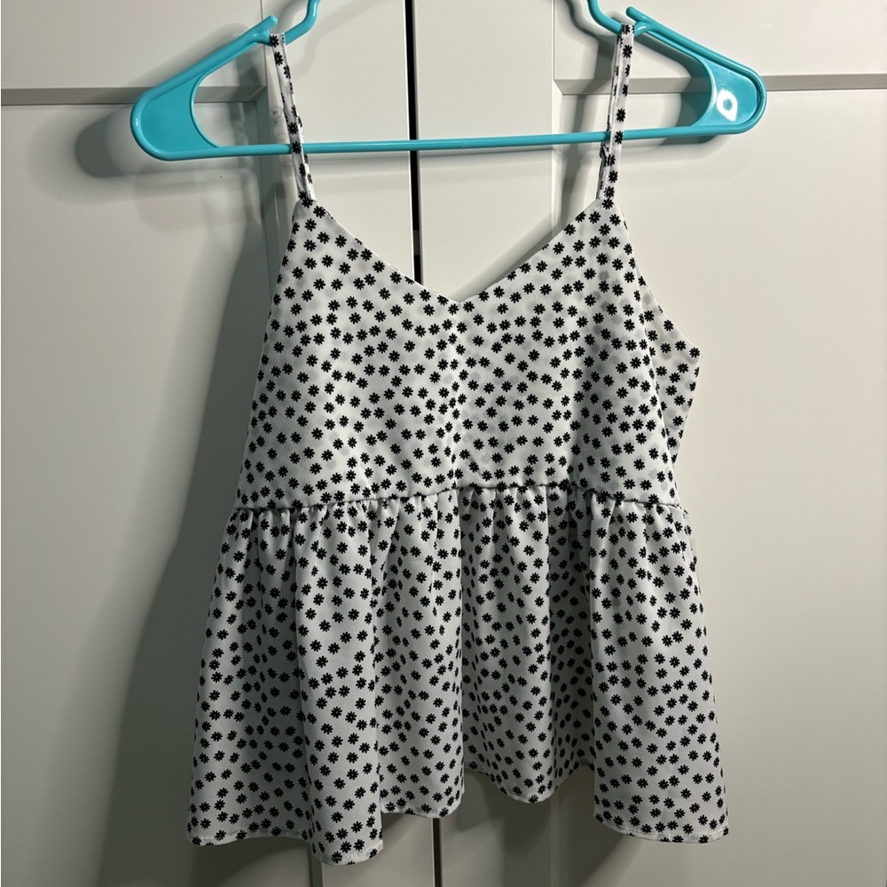 Small ruffle tank top
